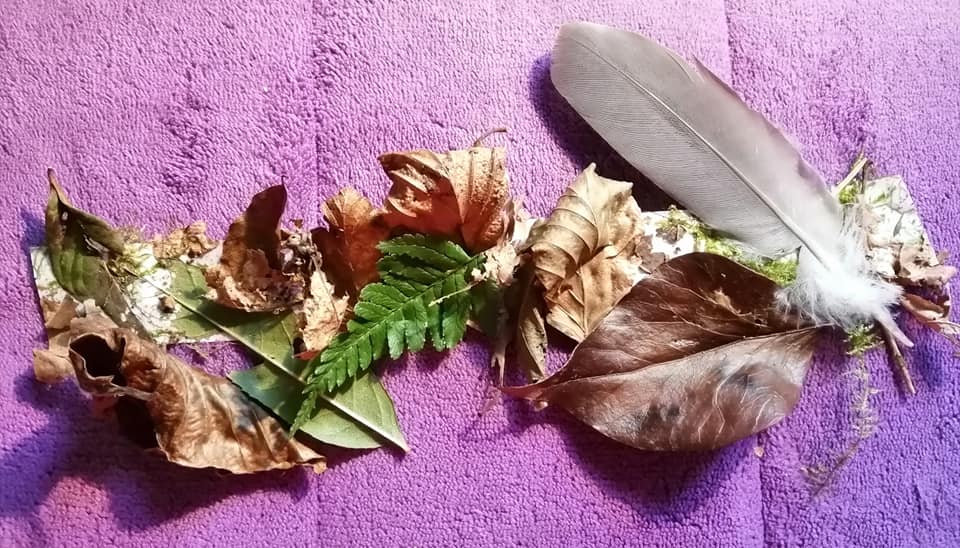 leaf bracelet inspiration from local art gallery